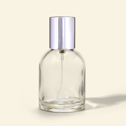 Reva 50ml Perfume Bottle set with Silver Cap