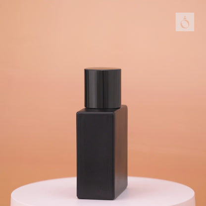 50ml Perfume Bottles Wholesale - Black Victor + Black Top, Empty Perfume Bottles India